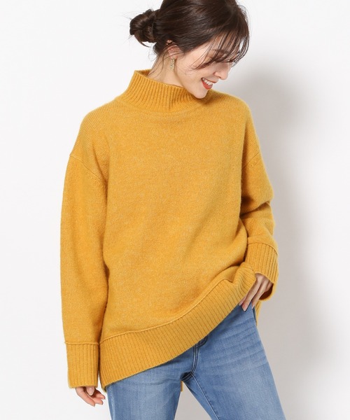 BARNYARDSTORM（バンヤードストーム）の「BARNYARDSTORM / ブークレタートルニット（ニット/セーター・レディース・イエロー/ブルー/サンドグレー・1/0）」の16枚目の写真