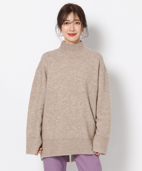 BARNYARDSTORM（バンヤードストーム）の「BARNYARDSTORM / ブークレタートルニット（ニット/セーター・レディース・イエロー/ブルー/サンドグレー・1/0）」の20枚目の写真