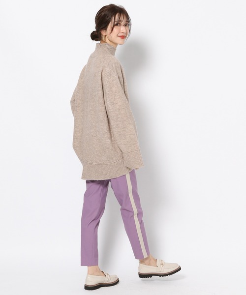 BARNYARDSTORM（バンヤードストーム）の「BARNYARDSTORM / ブークレタートルニット（ニット/セーター・レディース・イエロー/ブルー/サンドグレー・1/0）」の11枚目の写真