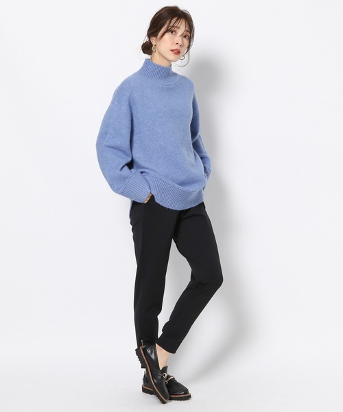 BARNYARDSTORM（バンヤードストーム）の「BARNYARDSTORM / ブークレタートルニット（ニット/セーター・レディース・イエロー/ブルー/サンドグレー・1/0）」の14枚目の写真