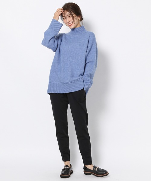 BARNYARDSTORM（バンヤードストーム）の「BARNYARDSTORM / ブークレタートルニット（ニット/セーター・レディース・イエロー/ブルー/サンドグレー・1/0）」の15枚目の写真