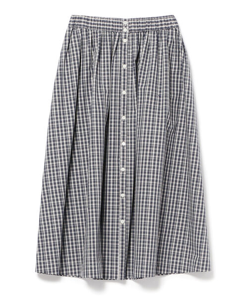 Ray BEAMS（レイビームス）の「GYMPHLEX × Ray BEAMS / 別注 ロング フレア スカート（スカート・レディース・ネイビー/グリーン・14）」の18枚目の写真