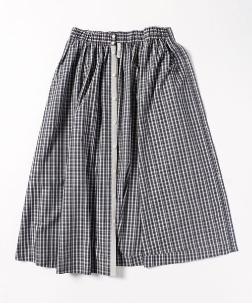 Ray BEAMS（レイビームス）の「GYMPHLEX × Ray BEAMS / 別注 ロング フレア スカート（スカート・レディース・ネイビー/グリーン・14）」の20枚目の写真