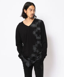 KMRii | KMRii/ケムリ/Magnolia Slash Cut/LS Tシャツ(Tシャツ/カットソー)