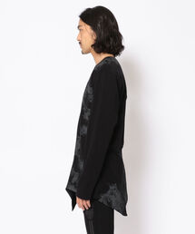 KMRii（ケムリ）の「KMRii/ケムリ/Magnolia Slash Cut/LS Tシャツ（T