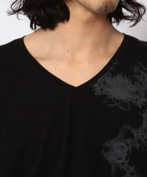 KMRII マグノリア ドルマンカットソー KMRii（ケムリ）の「KMRii/ケムリ/Magnolia Slash Cut/LS T