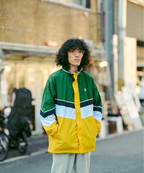 STARTER（スターター）の「配色切替トラックジャケット（ナイロン