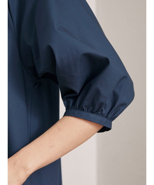 armonia(アルモニーア)の「armonia.裾切換えフレアワンピース(ワンピース・レディース・ベージュ/ネイビー・FREE)」の7枚目の写真