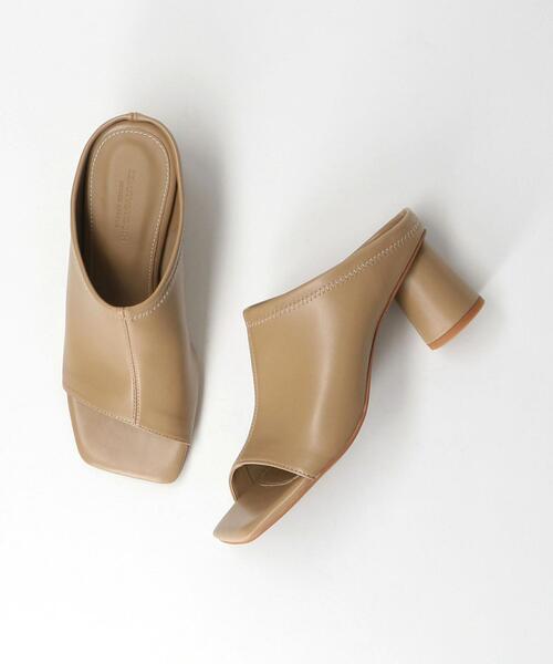 BEAUTY&YOUTH UNITED ARROWS（ビューティーアンドユースユナイテッドアローズ）の「BY ソフト カーブ オープントゥ ミュール（サンダル・レディース・モカ/オフホワイト/ブラック/その他1・36/37/37h/36h）」の10枚目の写真