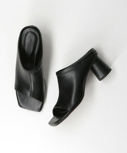 BEAUTY&YOUTH UNITED ARROWS（ビューティーアンドユースユナイテッドアローズ）の「BY ソフト カーブ オープントゥ ミュール（サンダル・レディース・モカ/オフホワイト/ブラック/その他1・36/37/37h/36h）」の12枚目の写真