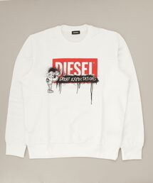 DIESEL(ディーゼル)Kids & Junior プリント長袖スウェットカットソー