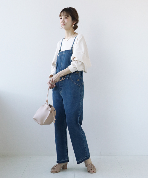 Simplicite（サンプリシテ）の「コットンリブドルマンプルオーバー（Tシャツ/カットソー・レディース・グリーン/ブラック/ホワイト・FREE）」の9枚目の写真