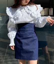 one after another NICE CLAUP | 推しウケ圧勝　ビックカラーブラウス(シャツ/ブラウス)