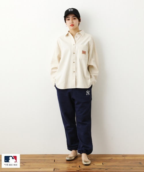 RODEO CROWNS WIDE BOWL（ロデオクラウンズワイドボウル）の「MLB TEAM スウェットパンツ（スウェットパンツ・レディース・グリーン/杢グレー/ネイビー・MEDIUM/LARGE）」の11枚目の写真