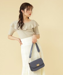 PROPORTION BODY DRESSING | 【美人百花5月号掲載 宇垣美里さん着用商品】ケープカラーリブニット / 1212170401(ニット/セーター)