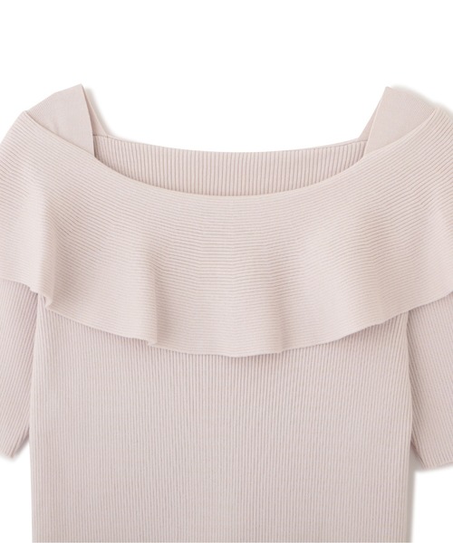 PROPORTION BODY DRESSING(プロポーションボディドレッシング)の「【美人百花5月号掲載 宇垣美里さん着用商品】ケープカラーリブニット / 1212170401(ニット/セーター・レディース・オフホワイト/ライトグリーン/ネイビー・MEDIUM/SMALL)」の18枚目の写真