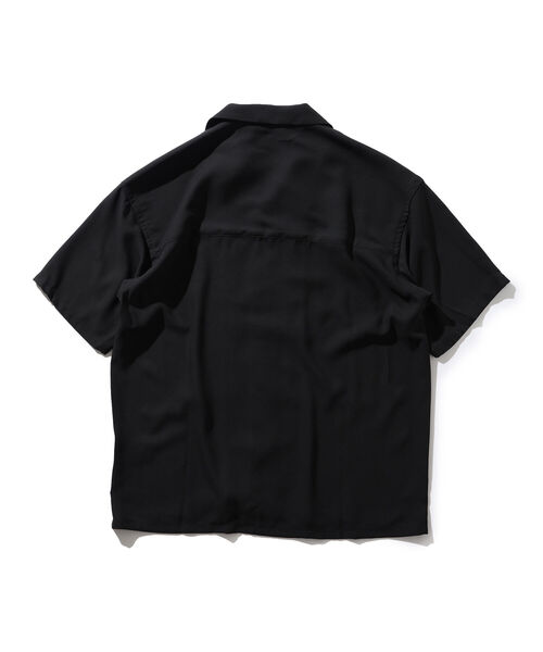 BEAMS LIGHTS(ビームスライツ)の「BEAMS LIGHTS /ジョーゼット スクエアポケット シャツ(シャツ/ブラウス・メンズ・ブラック/オリーブ・SMALL/MEDIUM/LARGE)」の7枚目の写真