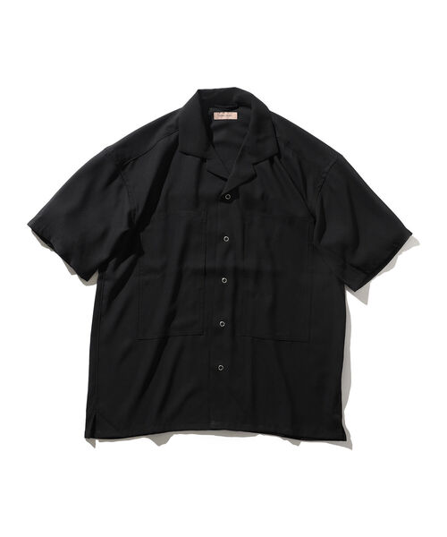BEAMS LIGHTS(ビームスライツ)の「BEAMS LIGHTS /ジョーゼット スクエアポケット シャツ(シャツ/ブラウス・メンズ・ブラック/オリーブ・SMALL/MEDIUM/LARGE)」の17枚目の写真