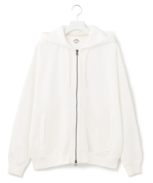 J.PRESS YORK STREET（ジェイプレスヨークストリート）の「【UNISEX】フルジップパーカー（パーカー・メンズ・ホワイト系/ライトグレー系/ブルー系/ネイビー系/グレー系・SMALL/MEDIUM/LARGE）」の2枚目の写真