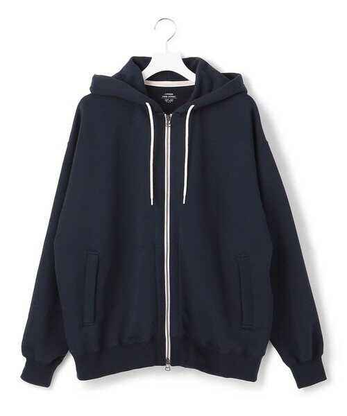 J.PRESS YORK STREET（ジェイプレスヨークストリート）の「【UNISEX】フルジップパーカー（パーカー・メンズ・ホワイト系/ライトグレー系/ブルー系/ネイビー系/グレー系・SMALL/MEDIUM/LARGE）」の4枚目の写真