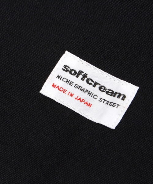 BEAMS BOY(ビームスボーイ)の「SOFT CREAM / ロゴ ナップサック(バックパック/リュック・レディース・ホワイト/ブラック・ONE SIZE)」の6枚目の写真