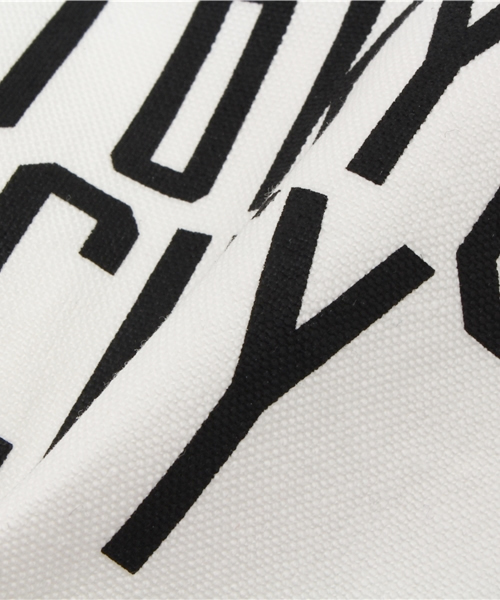 BEAMS BOY(ビームスボーイ)の「SOFT CREAM / ロゴ ナップサック(バックパック/リュック・レディース・ホワイト/ブラック・ONE SIZE)」の10枚目の写真