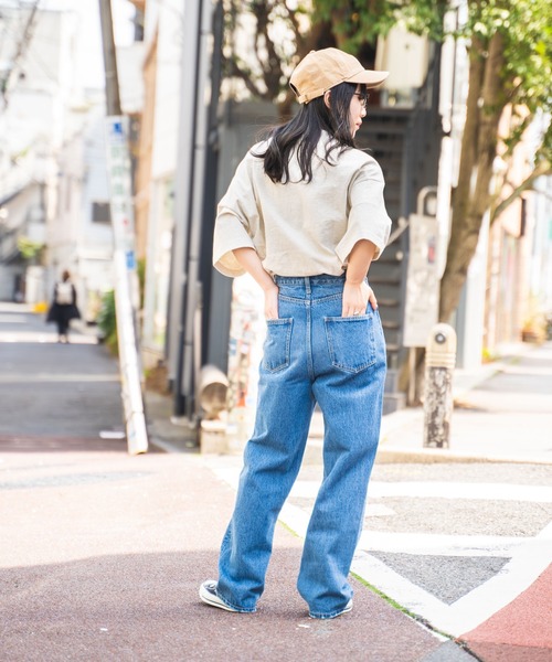 WEGO（ウィゴー）の「WEGO/ヘビーウエイト ユニバーサルカレッジBIGT（Tシャツ/カットソー・メンズ・ダークグリーン/ネイビー/オートミール/グレー系その他/スミクロ・MEDIUM/LARGE）」の17枚目の写真