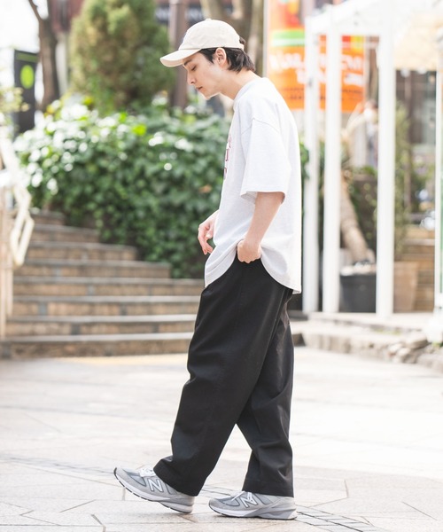 WEGO（ウィゴー）の「WEGO/ヘビーウエイト ユニバーサルカレッジBIGT（Tシャツ/カットソー・メンズ・ダークグリーン/ネイビー/オートミール/グレー系その他/スミクロ・MEDIUM/LARGE）」の8枚目の写真