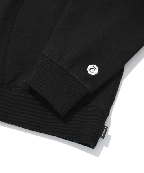 COVERNAT（カバーナット）の「【COVERNAT】C LOGO HALF ZIP-UP SWEAT SHIRTS / カバーナット Cロゴ ハーフ ジップアップ スウェットシャツ（スウェット・メンズ・ブラック/グレー・SMALL/MEDIUM/LARGE/X-LARGE）」の12枚目の写真