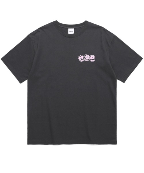 MAHAGRID（マハグリッド）の「A'GEM/9 × .kom『mahagrid/マハグリッド』MGD DICE TEE/マハグリッド ダイス Tシャツ 半袖 カットソー（Tシャツ/カットソー・レディース・ホワイト/チャコールグレー/イエロー・M/L）」の12枚目の写真