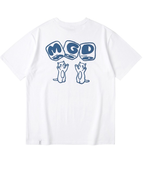 MAHAGRID（マハグリッド）の「A'GEM/9 × .kom『mahagrid/マハグリッド』MGD DICE TEE/マハグリッド ダイス Tシャツ 半袖 カットソー（Tシャツ/カットソー・レディース・ホワイト/チャコールグレー/イエロー・M/L）」の14枚目の写真