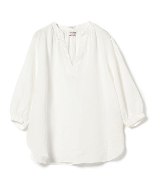 Ray BEAMS（レイビームス）の「Ray BEAMS / リネン コクーン スキッパー シャツ（シャツ/ブラウス・レディース・ブラック/ホワイト/イエロー・ONE SIZE）」の21枚目の写真