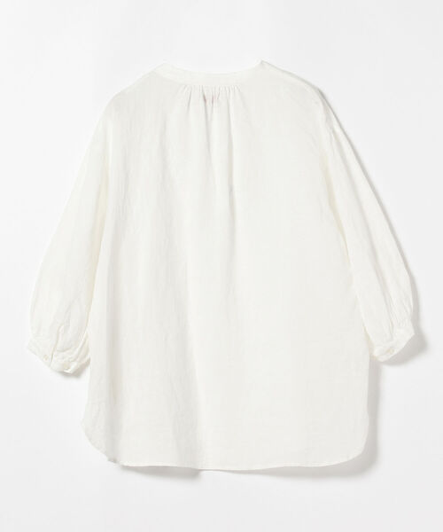 Ray BEAMS（レイビームス）の「Ray BEAMS / リネン コクーン スキッパー シャツ（シャツ/ブラウス・レディース・ブラック/ホワイト/イエロー・ONE SIZE）」の22枚目の写真