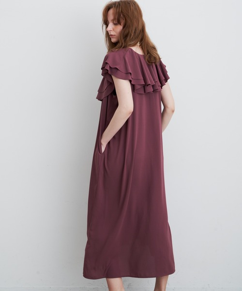 ラベルエチュード　フリルドレス/ワンピース　クリニング済み LA BELLE ETUDE（ラベルエチュード）の「frill kaftan dress op