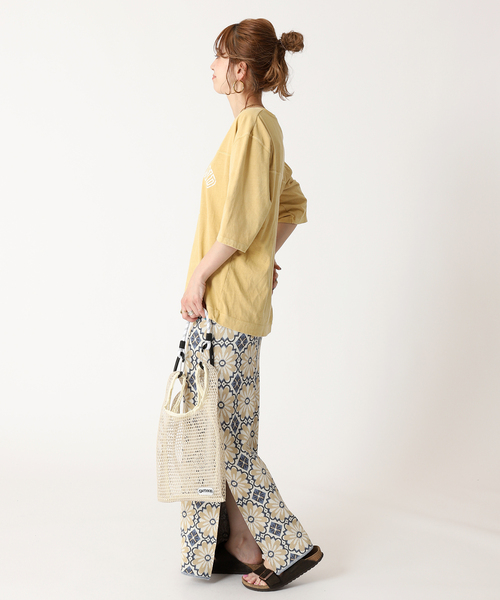 B.C STOCK(ベーセーストック)の「College football tee(Tシャツ/カットソー・レディース・チャコールグレー/イエロー/オレンジ/ブルー・FREE)」の18枚目の写真