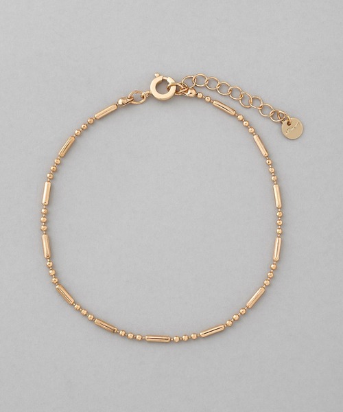 ANEMONE（アネモネ）の「ボールチェーンブレスレット（ブレスレット・レディース・シルバー/ゴールド・FREE）」の4枚目の写真