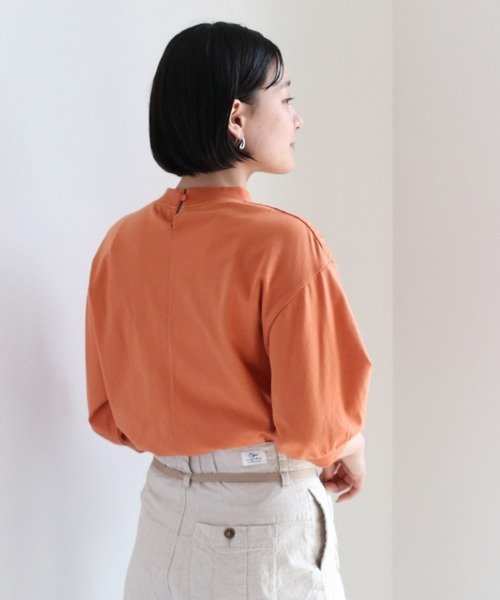 cepo(セポ)の「シシュウレースTee(Tシャツ/カットソー・レディース・ネイビー/オフホワイト/オレンジ/グリーン・M)」の14枚目の写真