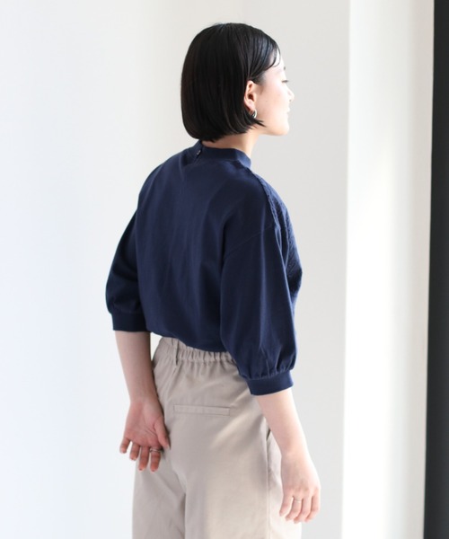 cepo(セポ)の「シシュウレースTee(Tシャツ/カットソー・レディース・ネイビー/オフホワイト/オレンジ/グリーン・M)」の20枚目の写真