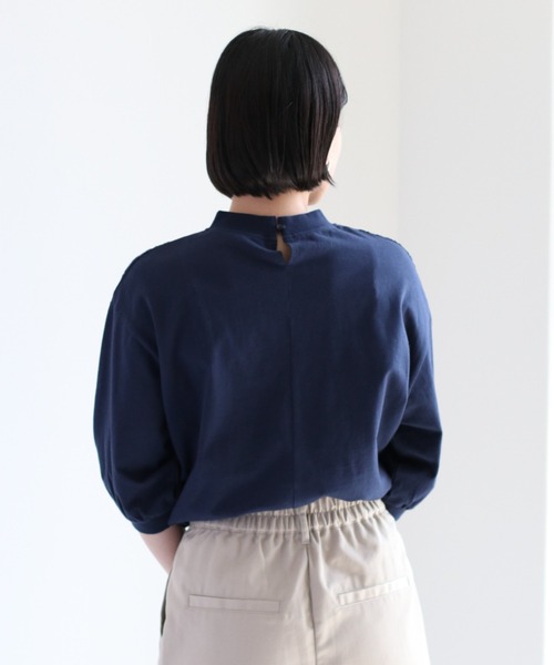 cepo(セポ)の「シシュウレースTee(Tシャツ/カットソー・レディース・ネイビー/オフホワイト/オレンジ/グリーン・M)」の21枚目の写真