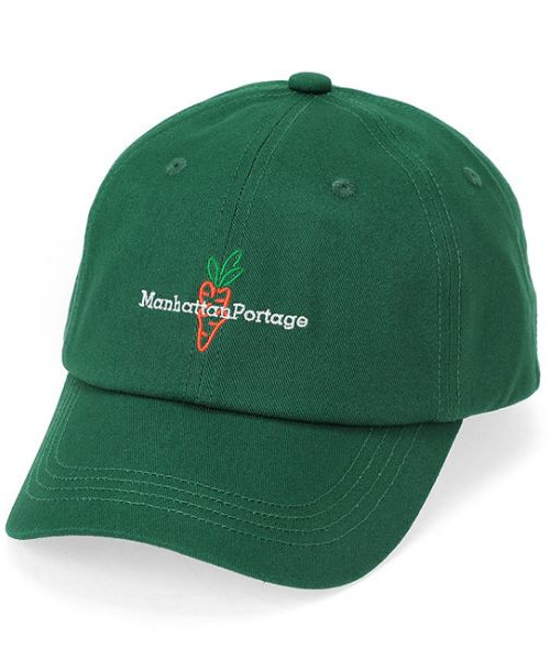Manhattan Portage(マンハッタンポーテージ)の「Manhattan Portage/マンハッタンポーテージ 6パネルキャップ Carrotsコラボモデル MP157(キャップ・メンズ・ブラック/グリーン・FREE)」の4枚目の写真