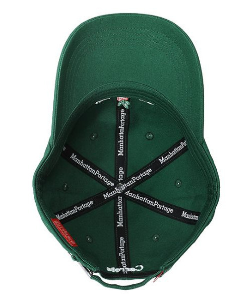 Manhattan Portage(マンハッタンポーテージ)の「Manhattan Portage/マンハッタンポーテージ 6パネルキャップ Carrotsコラボモデル MP157(キャップ・メンズ・ブラック/グリーン・FREE)」の6枚目の写真