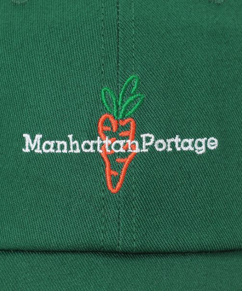 Manhattan Portage(マンハッタンポーテージ)の「Manhattan Portage/マンハッタンポーテージ 6パネルキャップ Carrotsコラボモデル MP157(キャップ・メンズ・ブラック/グリーン・FREE)」の8枚目の写真
