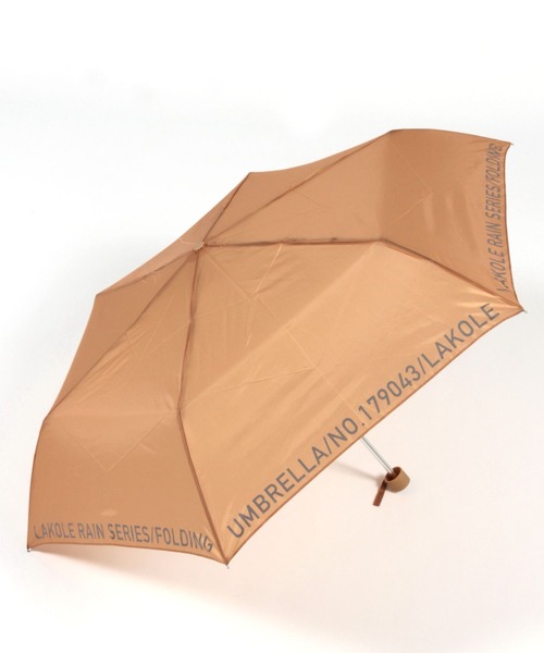 LAKOLE（ラコレ）の「大判レタリング折り畳み傘 / 258377（折りたたみ傘・レディース・イエロー/グレー/ネイビー/マスタード/ライトグレー/チャコール/ベージュ・FREE）」の7枚目の写真