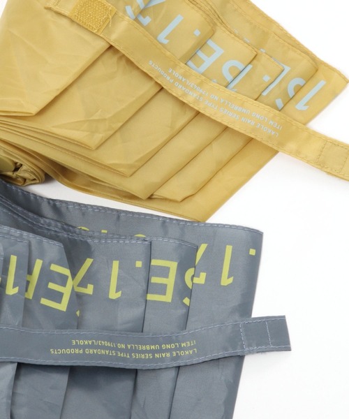 LAKOLE（ラコレ）の「大判レタリング折り畳み傘 / 258377（折りたたみ傘・レディース・イエロー/グレー/ネイビー/マスタード/ライトグレー/チャコール/ベージュ・FREE）」の16枚目の写真