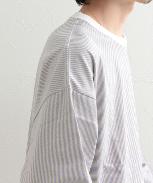 SMITH'S(スミス)の「【SMITH'S AMERICAN/スミス アメリカン】2ポケット ステッチ ロングスリーブTシャツ(Tシャツ/カットソー・メンズ・グレー/オフホワイト/ホワイト系その他/グレー系その他・MEDIUM/LARGE)」の19枚目の写真