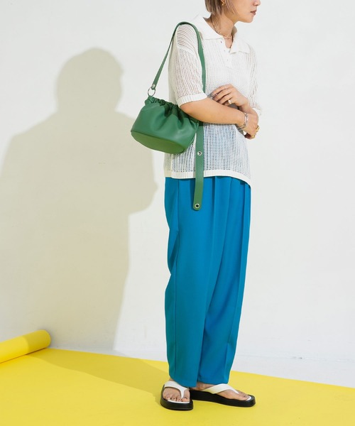 bohmal（ボマール）の「マルチウェイカラフルバッグ（ショルダーバッグ・レディース・ホワイト/ブラック/ピンク/グリーン・FREE）」の6枚目の写真