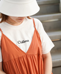 USAコットン刺繍ロゴTシャツ