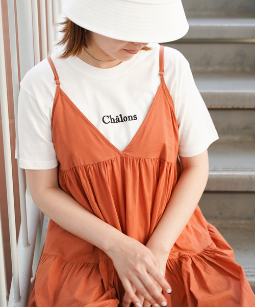 VENCEEXCHANGE(ヴァンスエクスチェンジ)の「USAコットン刺繍ロゴTシャツ(Tシャツ/カットソー・レディース・オフホワイト/グレー/ダークグレー/オリーブ・FREE)」の17枚目の写真