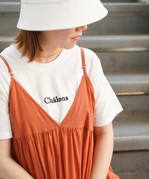 VENCEEXCHANGE(ヴァンスエクスチェンジ)の「USAコットン刺繍ロゴTシャツ(Tシャツ/カットソー・レディース・オフホワイト/グレー/ダークグレー/オリーブ・FREE)」の18枚目の写真