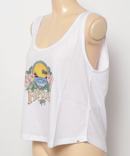 rip curl（リップカール）の「【RIPCURL（リップカール）】ON THE COAST TANK/レディースタンクトップ/ノースリーブ（タンクトップ・レディース・ホワイト系その他・X-SMALL/SMALL/MEDIUM）」の6枚目の写真